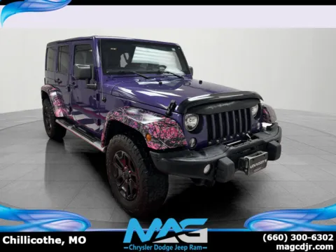 Purple 2016 Jeep Wrangler Unlimited Backcountry for sale in Chillicothe, MO
