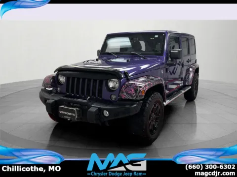 Purple 2016 Jeep Wrangler Unlimited Backcountry for sale in Chillicothe, MO