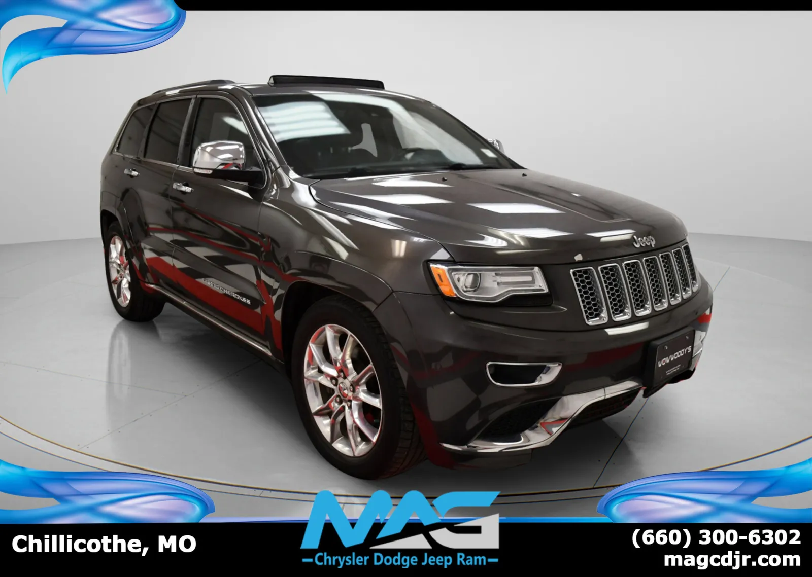 Gray 2015 Jeep Grand Cherokee Summit for sale in Chillicothe, MO