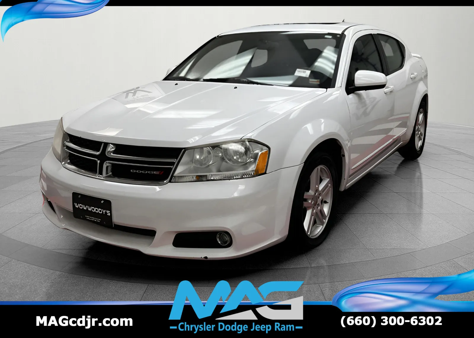 White 2013 Dodge Avenger SXT for sale in Chillicothe, MO