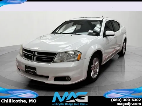 White 2013 Dodge Avenger SXT for sale in Chillicothe, MO