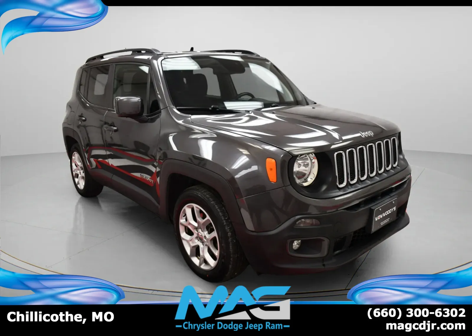 Gray 2018 Jeep Renegade Latitude for sale in Chillicothe, MO