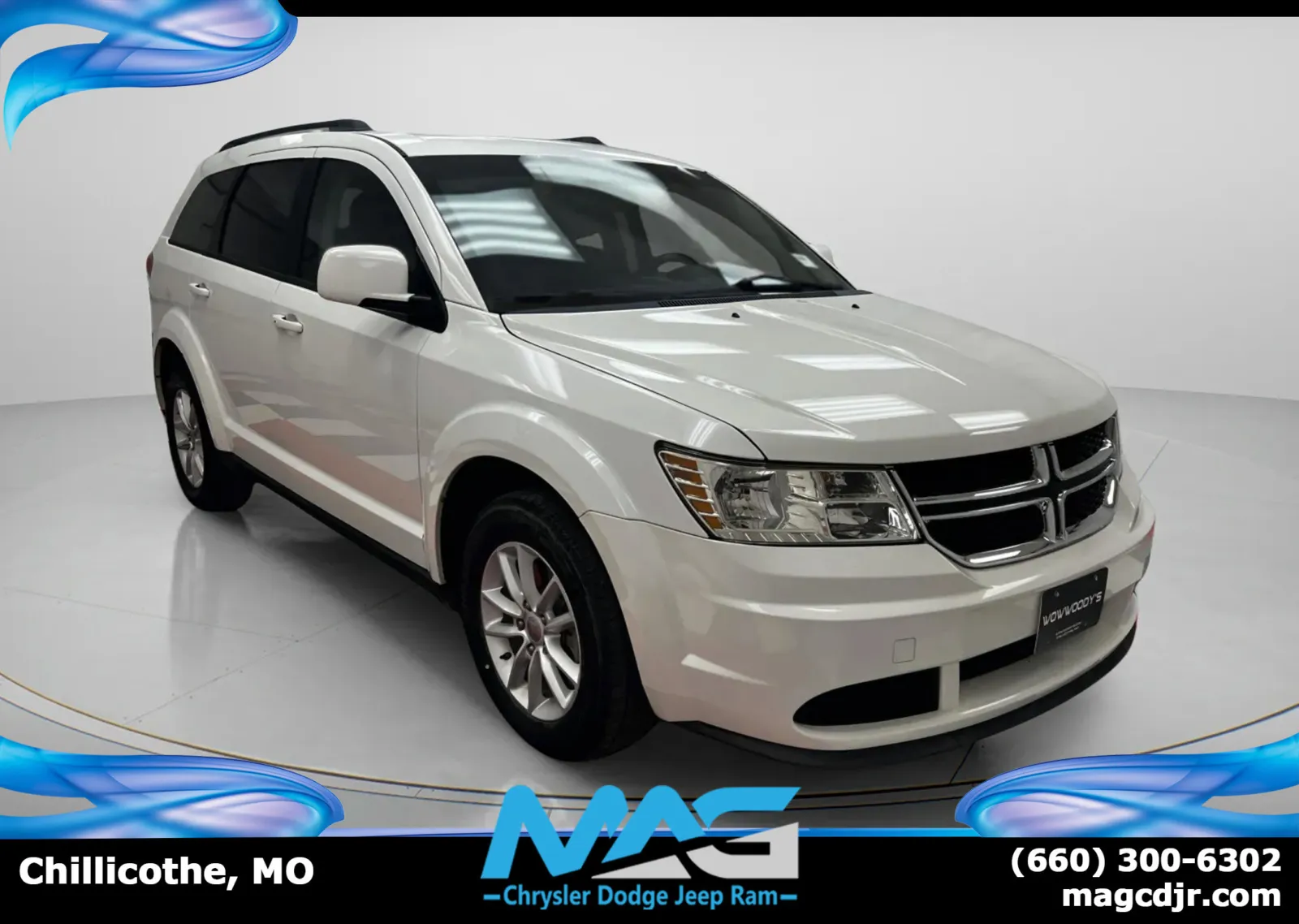 White 2015 Dodge Journey SXT for sale in Chillicothe, MO