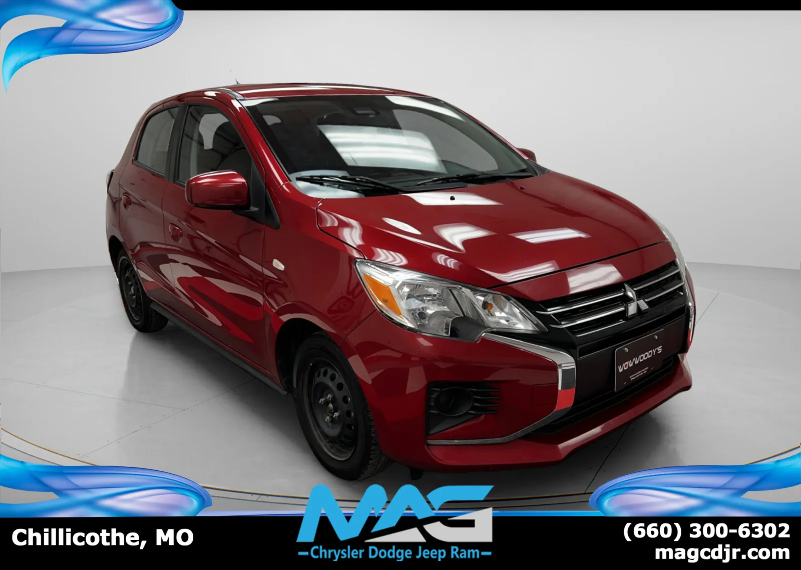 Red 2022 Mitsubishi Mirage ES for sale in Chillicothe, MO