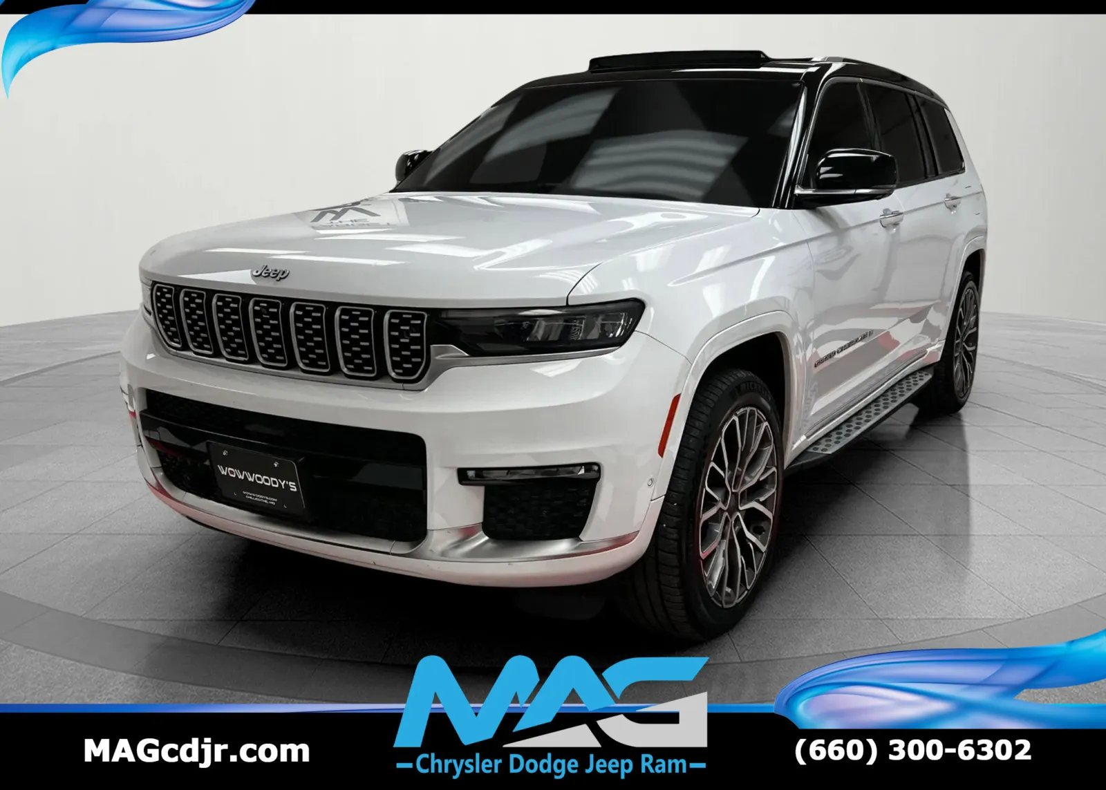 White 2021 Jeep Grand Cherokee L Summit Reserve for sale in Chillicothe, MO