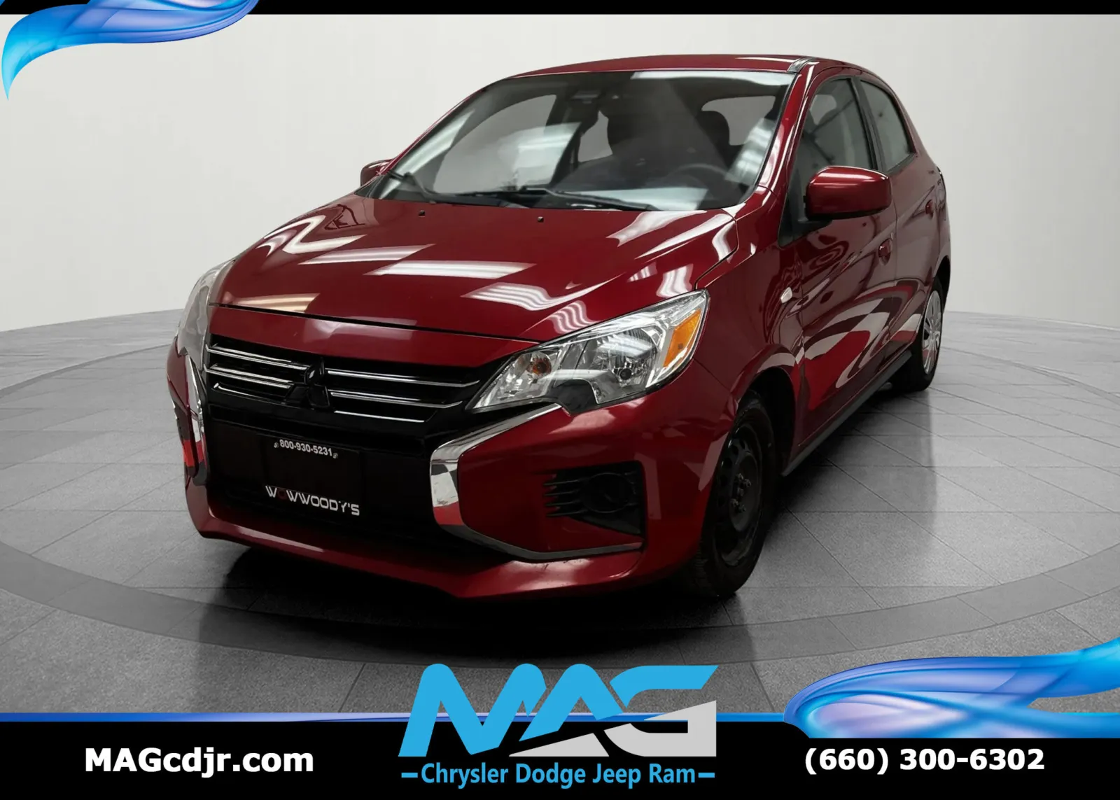 Red 2021 Mitsubishi Mirage ES for sale in Chillicothe, MO