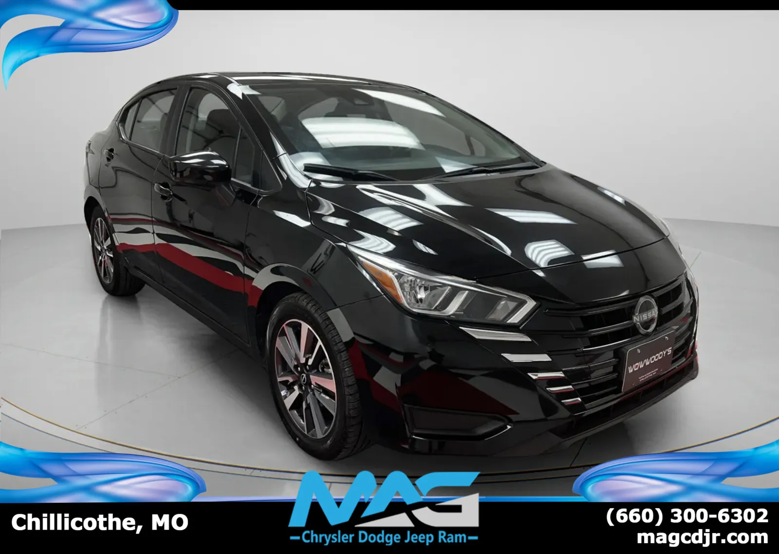 Black 2023 Nissan Versa SV for sale in Chillicothe, MO