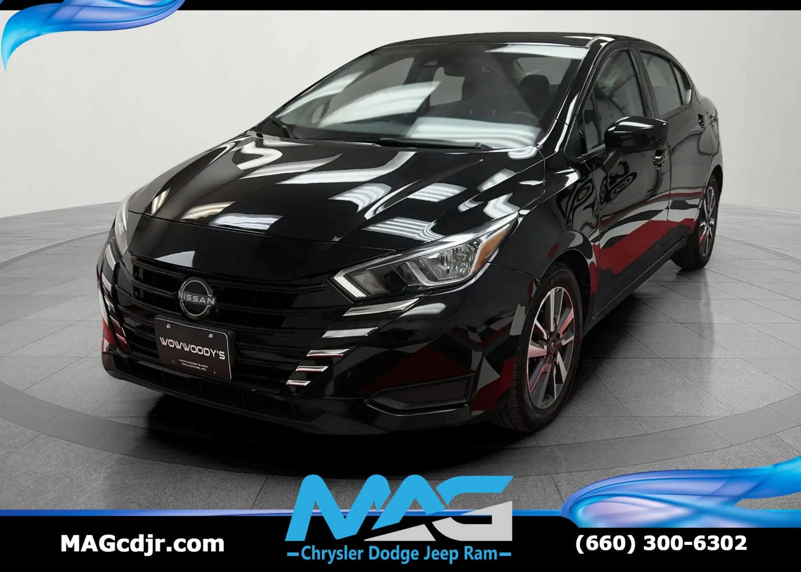 Black 2023 Nissan Versa SV for sale in Chillicothe, MO