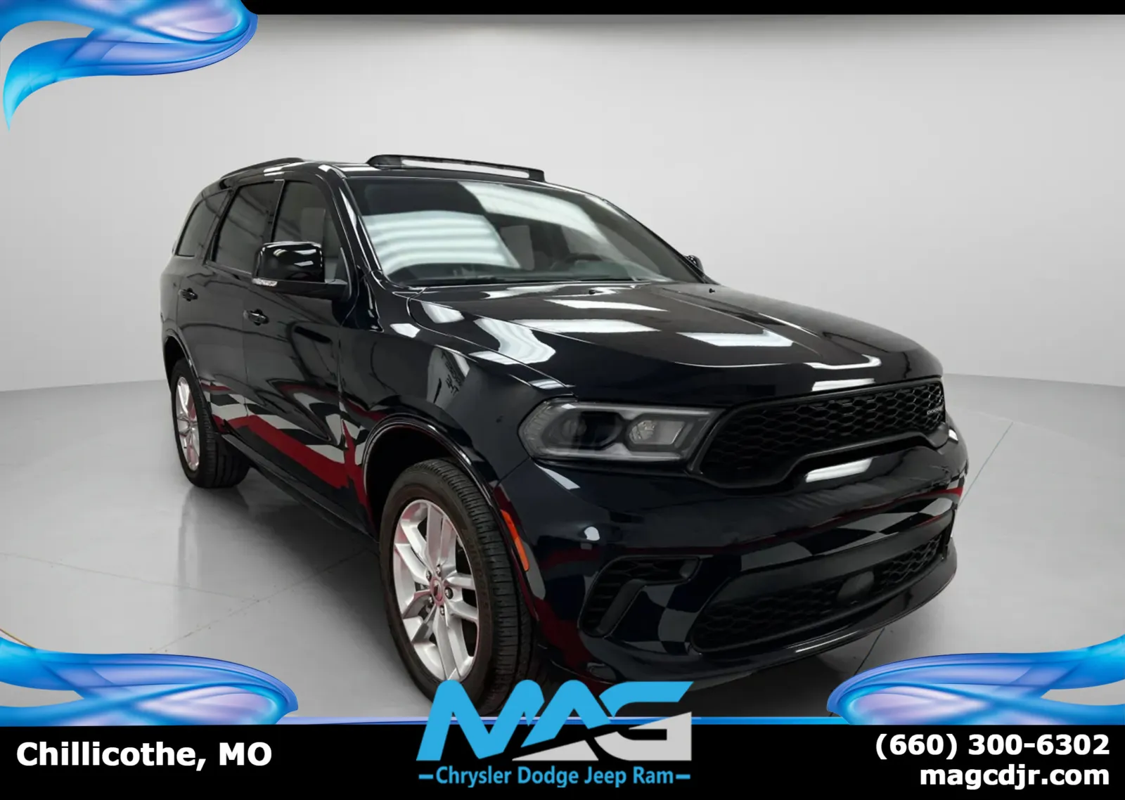 Blue 2024 Dodge Durango GT Plus for sale in Chillicothe, MO