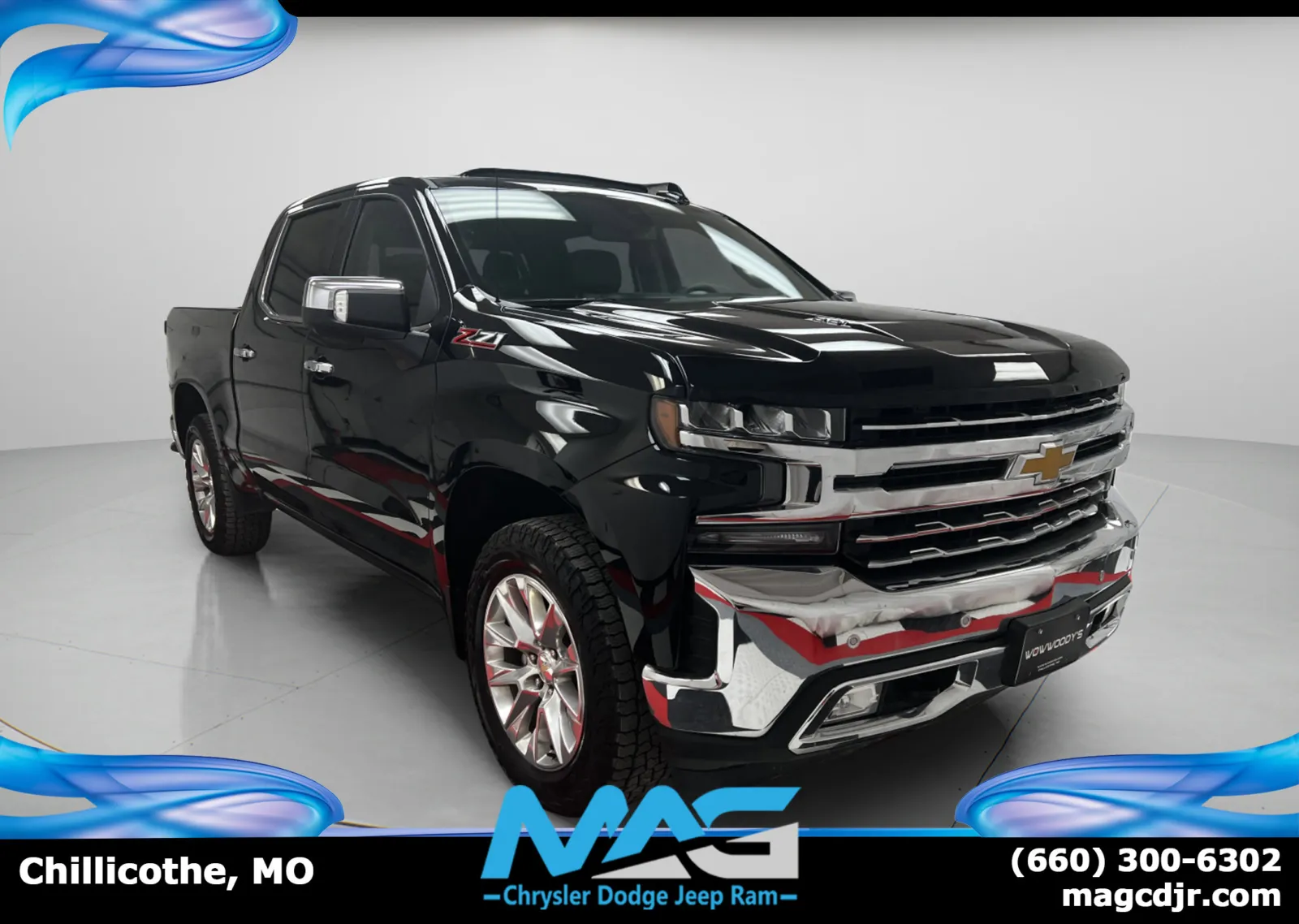 Black 2022 Chevrolet Silverado 1500 LTD LTZ for sale in Chillicothe, MO