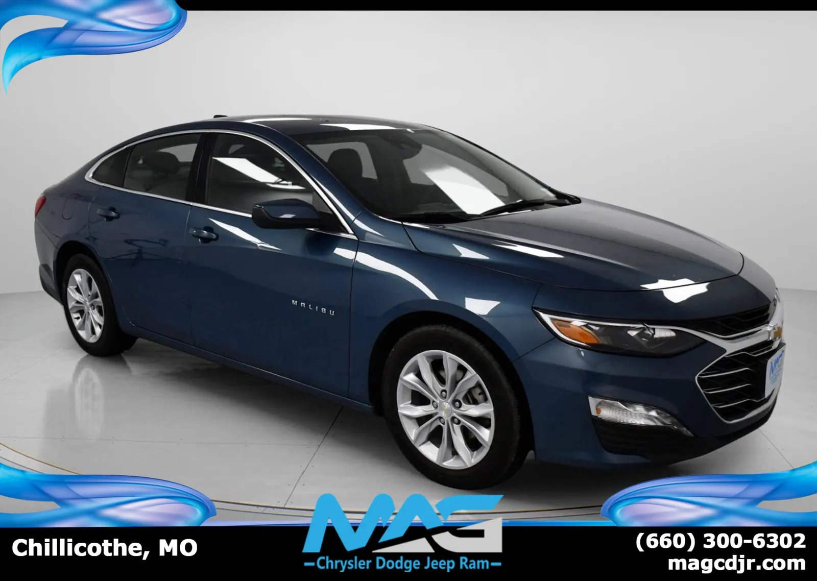 Blue 2025 Chevrolet Malibu LT for sale in Chillicothe, MO