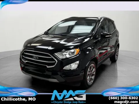 Black 2021 Ford EcoSport Titanium for sale in Chillicothe, MO