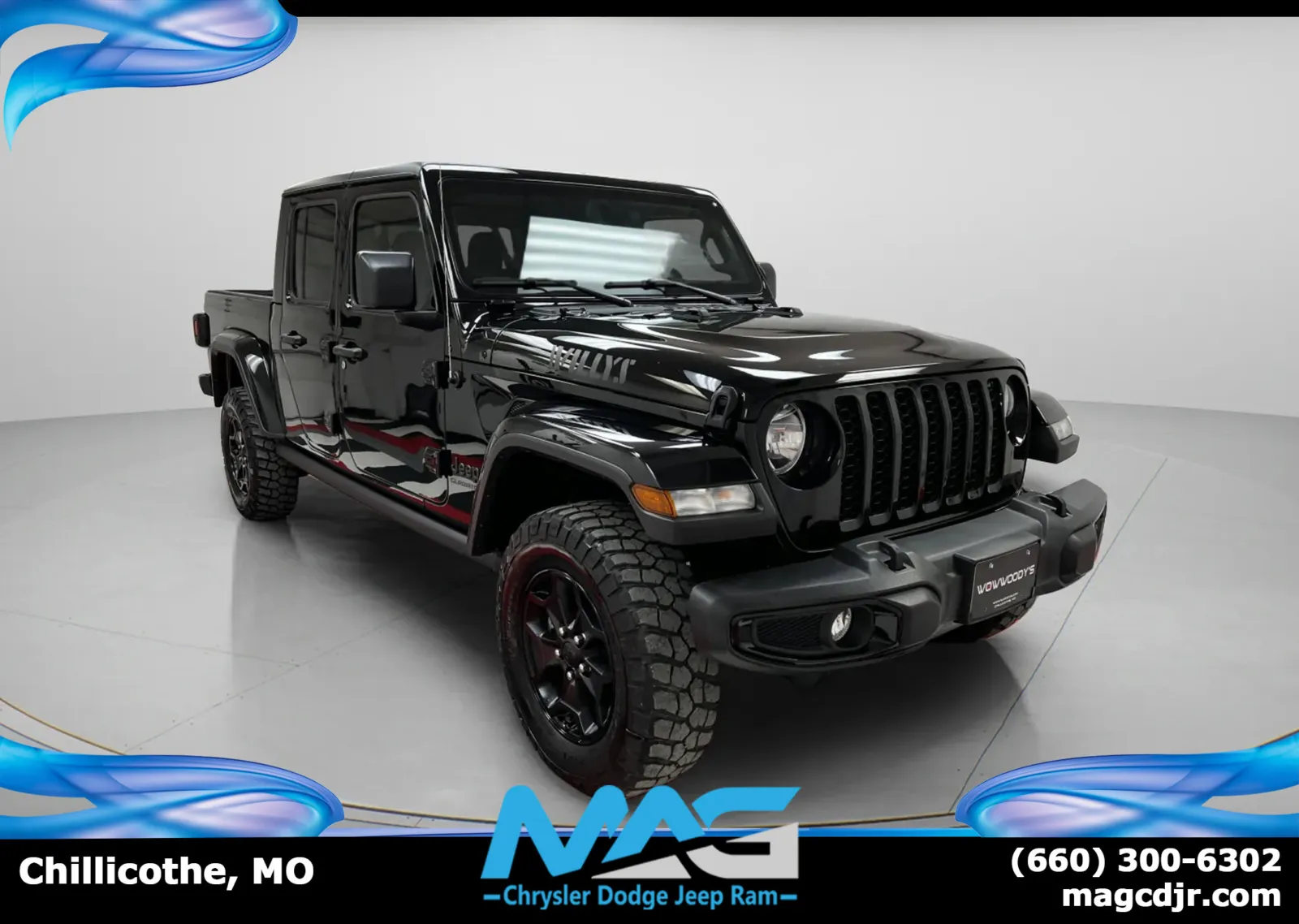 Black 2022 Jeep Gladiator Willys Sport for sale in Chillicothe, MO