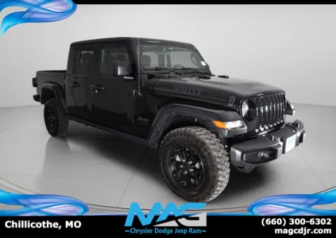 Black 2022 Jeep Gladiator Willys Sport for sale in Chillicothe, MO