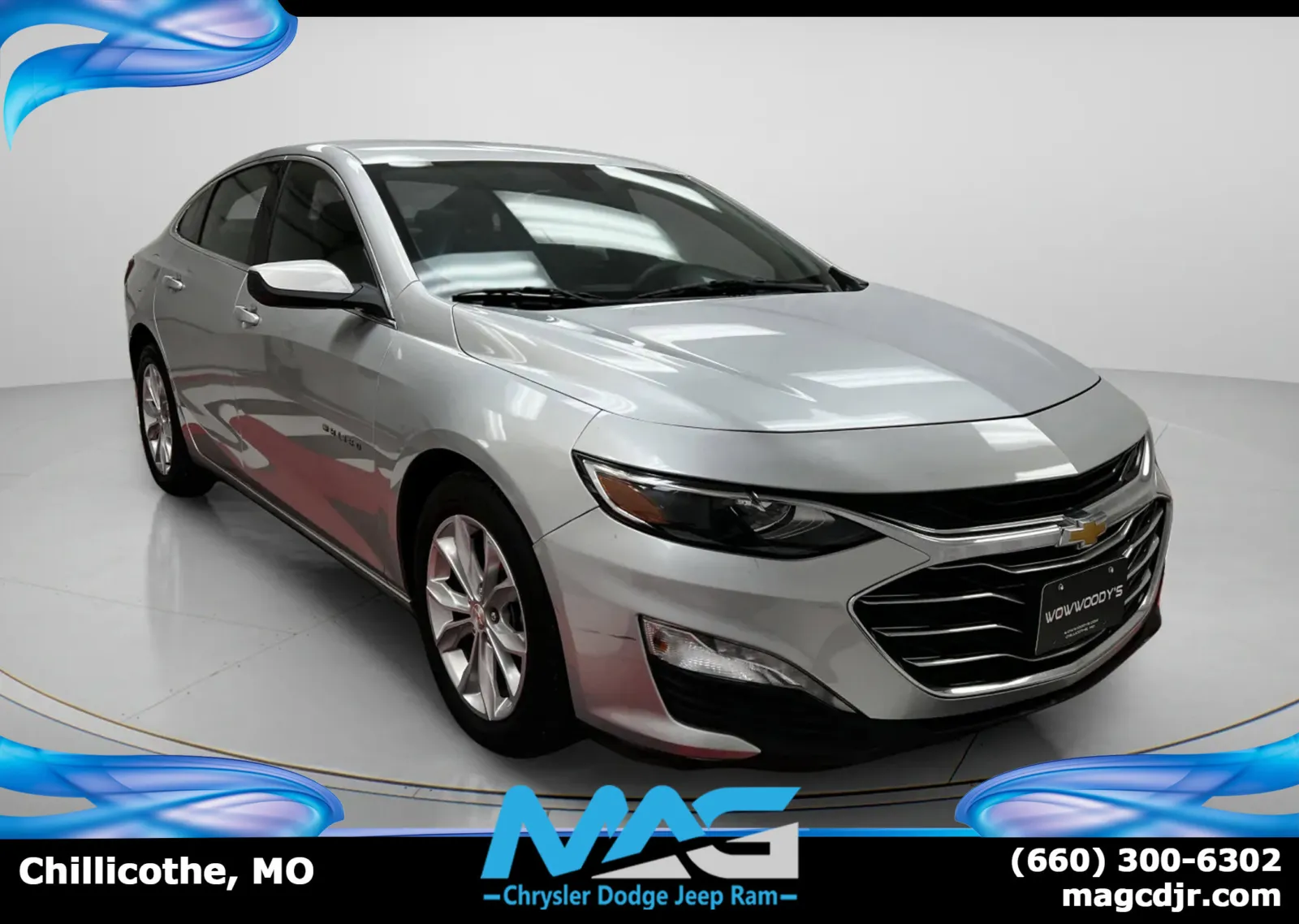 Silver 2022 Chevrolet Malibu LT for sale in Chillicothe, MO