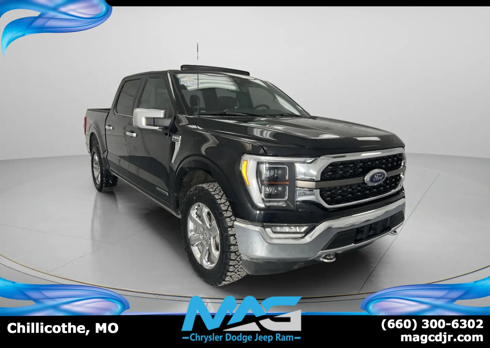 Black 2021 Ford F-150 King Ranch for sale in Chillicothe, MO
