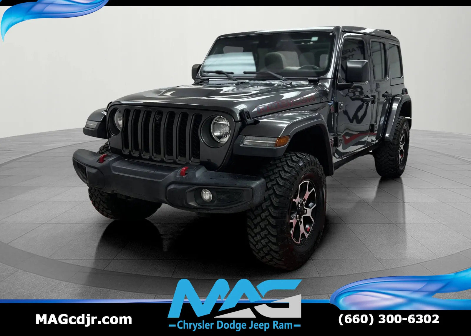 Gray 2021 Jeep Wrangler Unlimited Rubicon for sale in Chillicothe, MO