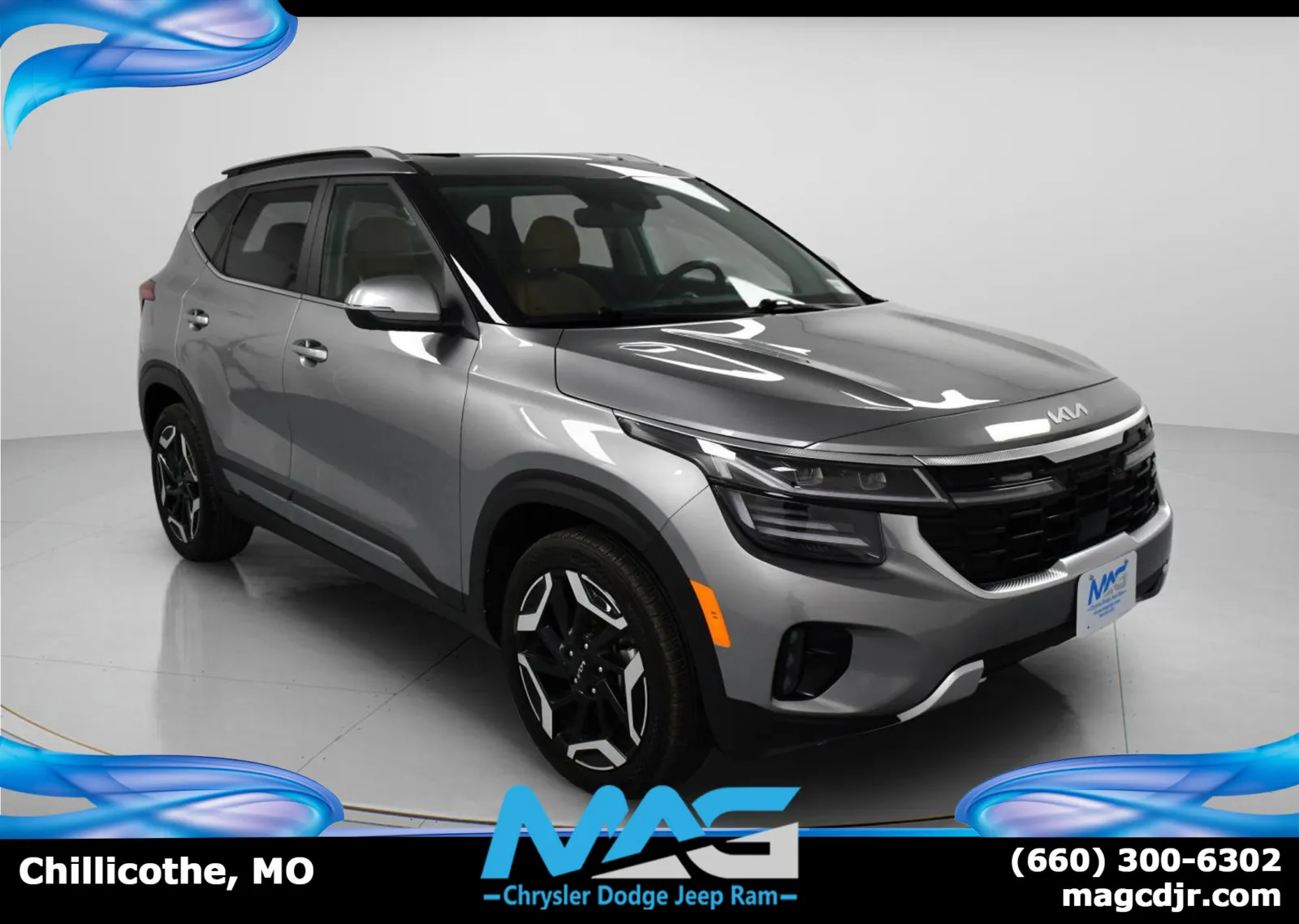 Gray 2024 Kia Seltos SX for sale in Chillicothe, MO