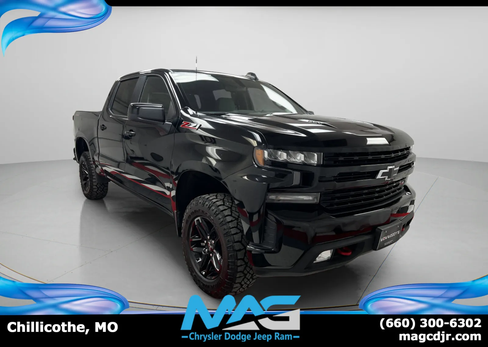 Black 2021 Chevrolet Silverado 1500 LT Trail Boss for sale in Chillicothe, MO