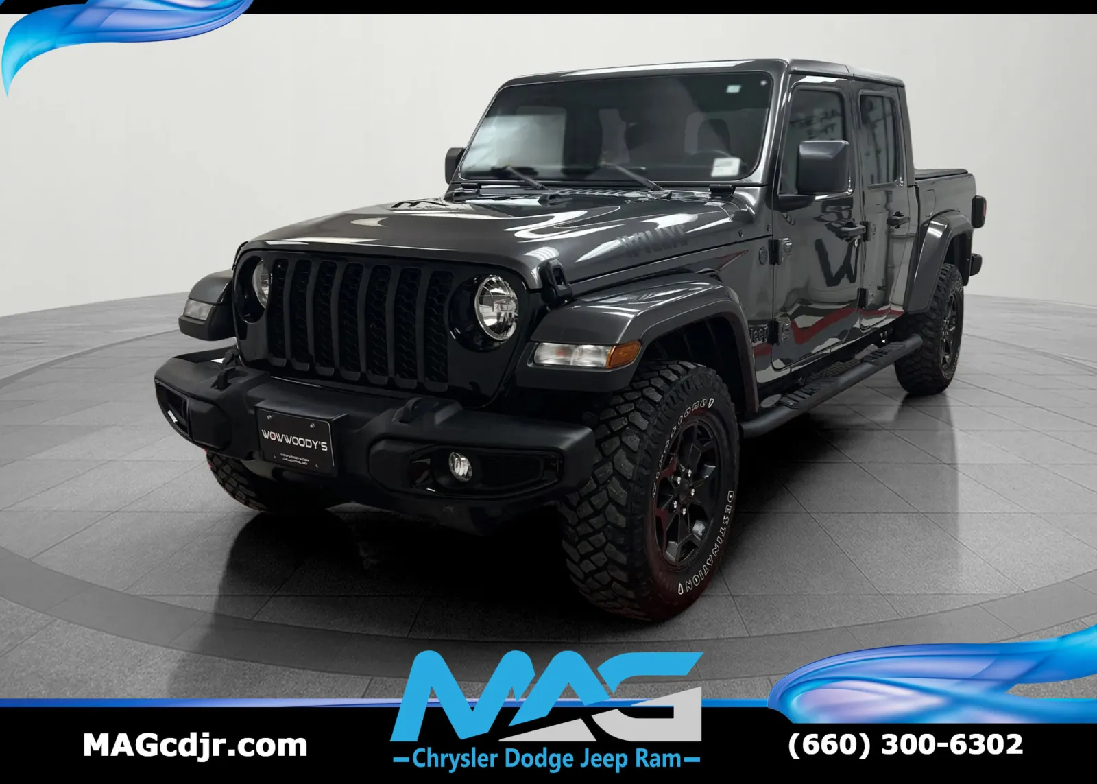 Gray 2022 Jeep Gladiator Willys for sale in Chillicothe, MO