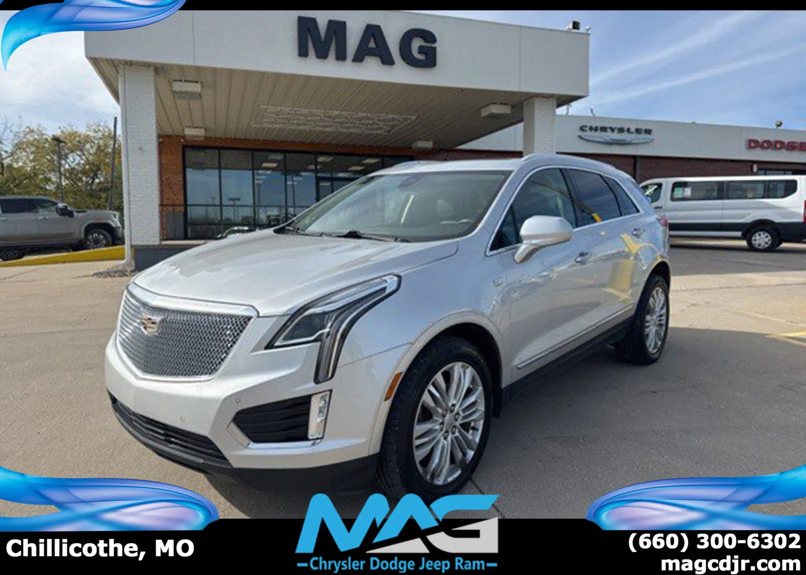 Silver 2019 Cadillac XT5 Premium Luxury AWD for sale in Chillicothe, MO