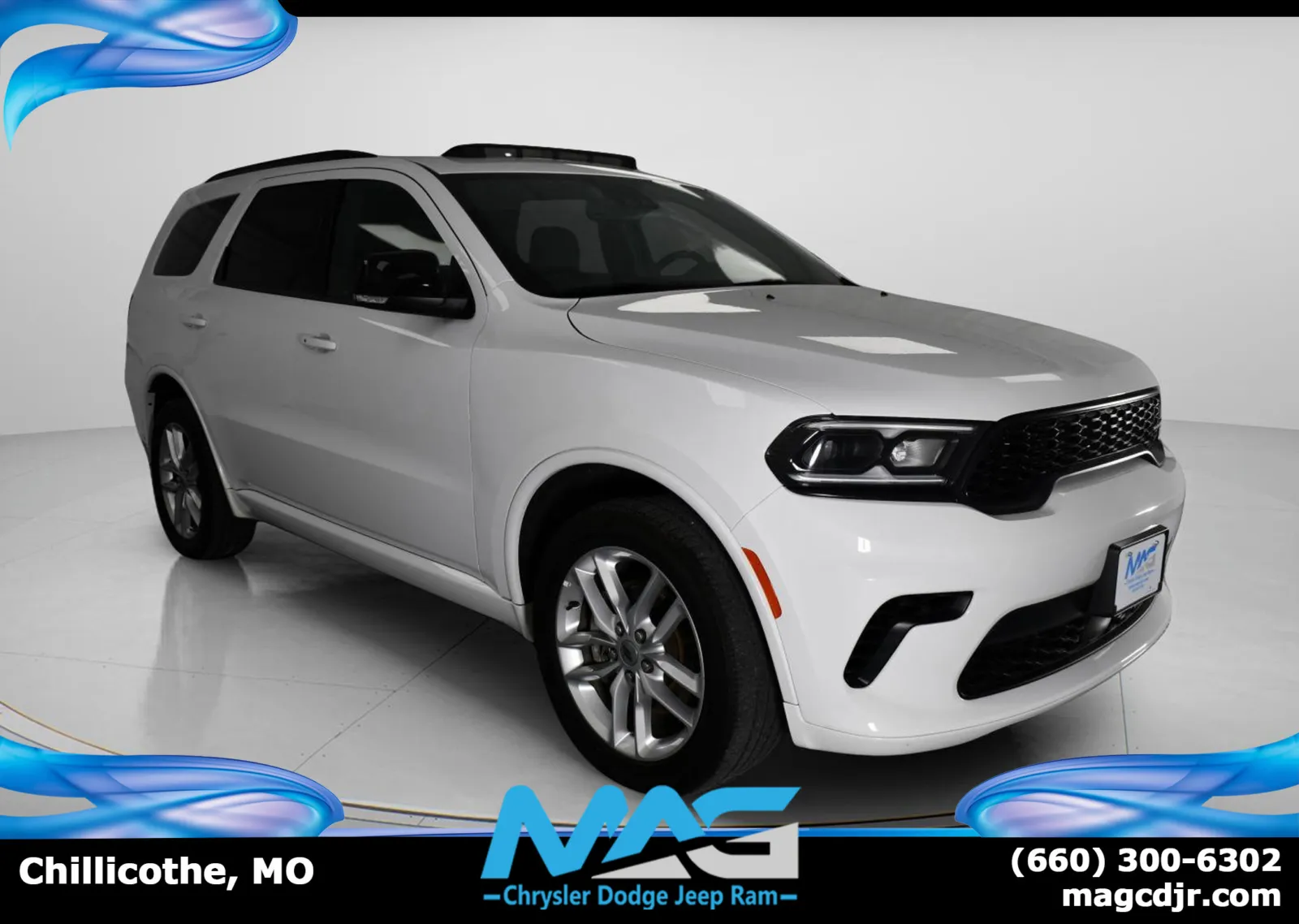 White 2024 Dodge Durango GT Plus for sale in Chillicothe, MO