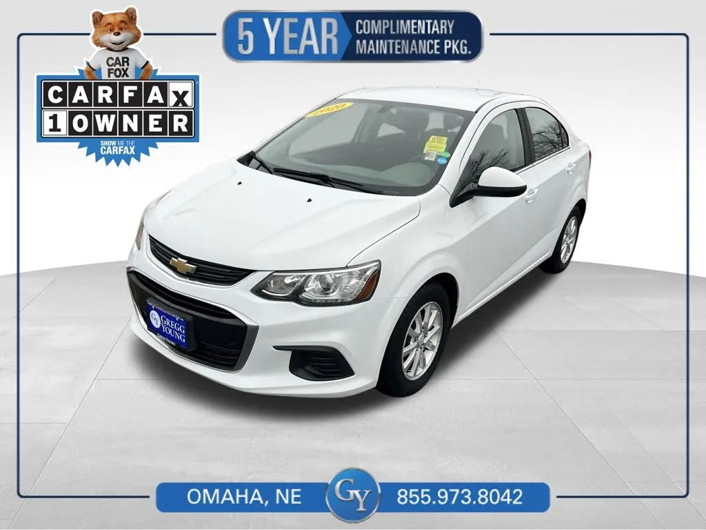 White 2020 Chevrolet Sonic LT for sale in Omaha, NE