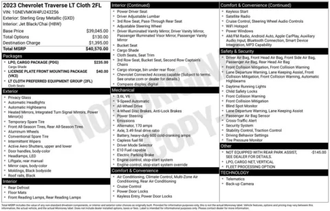 Photos of 2023 Chevrolet Traverse LT for sale in Omaha, NE at Gregg Young Chevrolet - Omaha