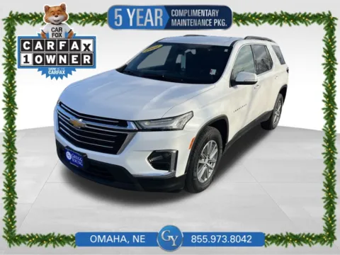 White 2022 Chevrolet Traverse LT for sale in Omaha, NE