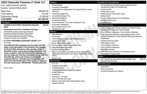 Photos of 2022 Chevrolet Traverse LT for sale in Omaha, NE at Gregg Young Chevrolet - Omaha