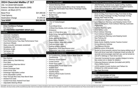 Photos of 2024 Chevrolet Malibu LT for sale in Omaha, NE at Gregg Young Chevrolet - Omaha