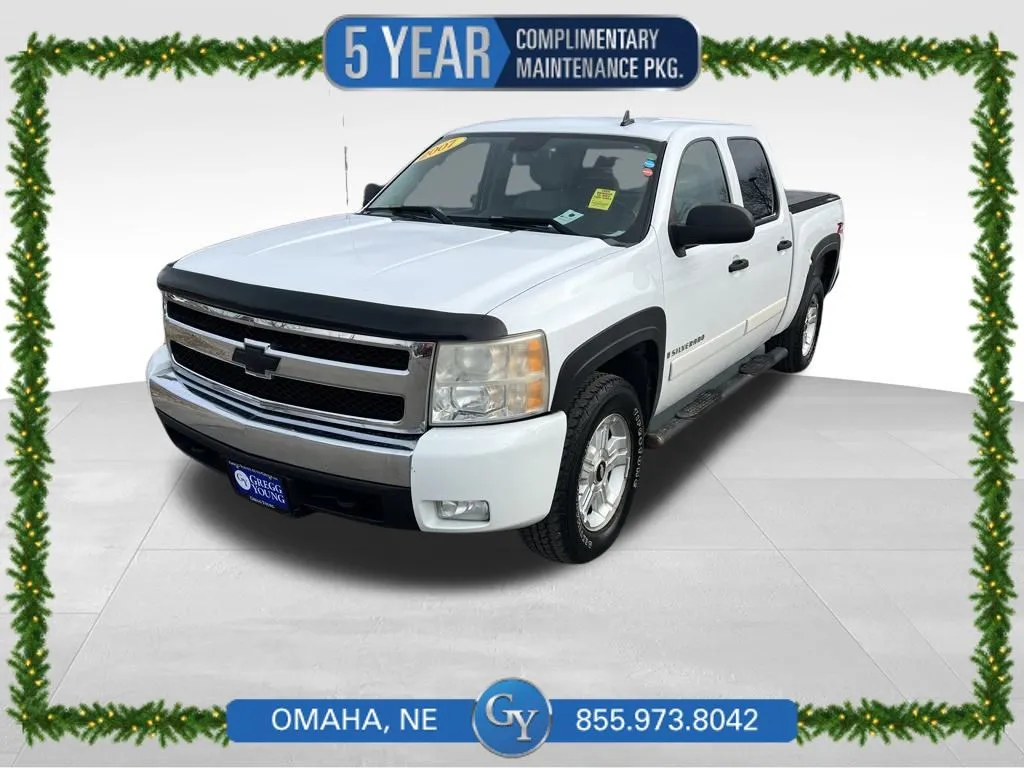 White 2007 Chevrolet Silverado 1500 LT for sale in Omaha, NE