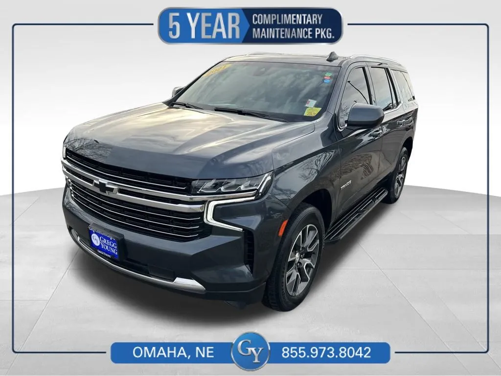Gray 2021 Chevrolet Tahoe LT for sale in Omaha, NE