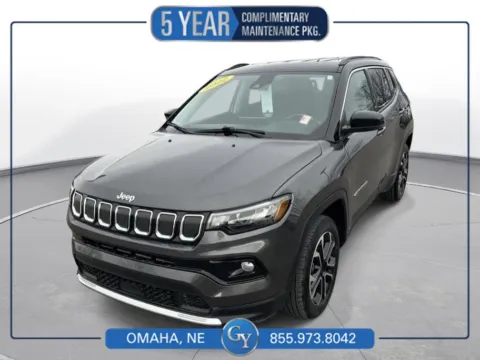 Gray 2022 Jeep Compass Limited for sale in Omaha, NE