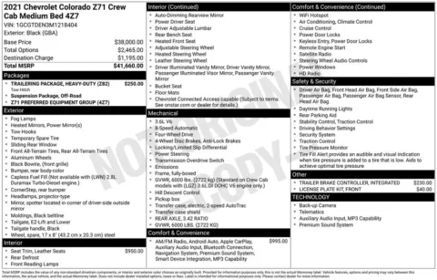 Photos of 2021 Chevrolet Colorado Z71 for sale in Omaha, NE at Gregg Young Chevrolet - Omaha