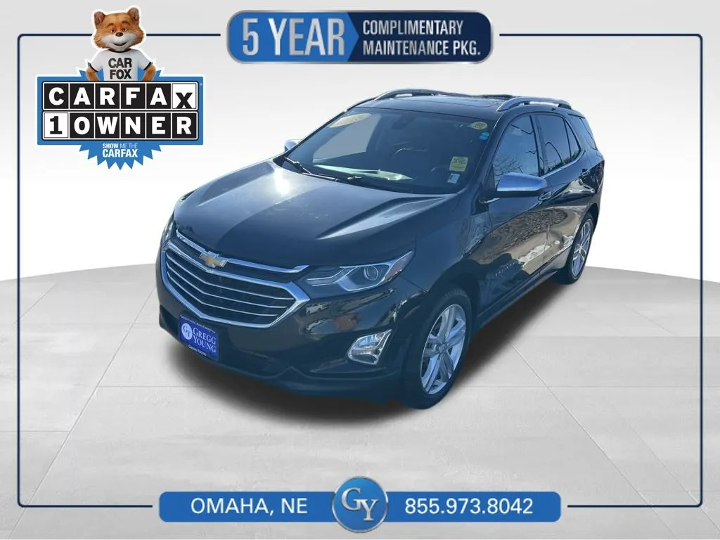 Black 2018 Chevrolet Equinox Premier for sale in Omaha, NE