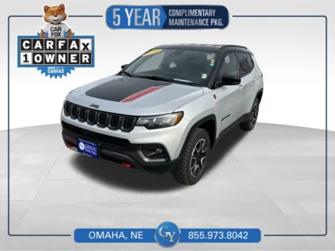 Silver 2024 Jeep Compass Trailhawk for sale in Omaha, NE