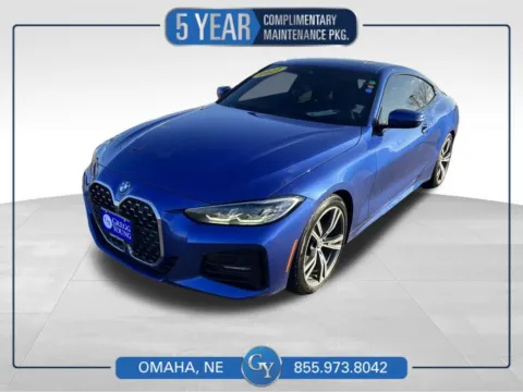 Blue 2021 BMW 4 Series 430i xDrive for sale in Omaha, NE