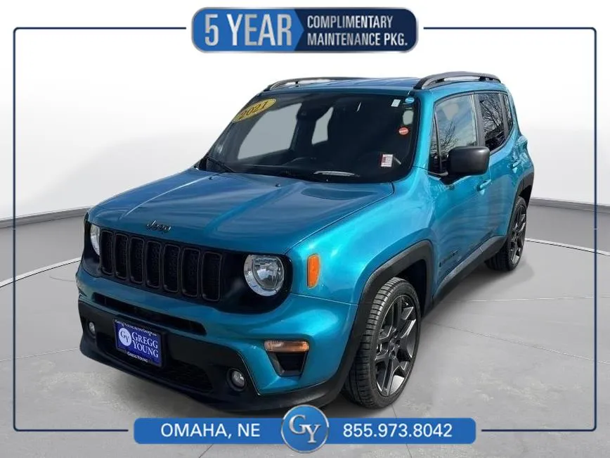 Silver 2021 JEEP RENEGADE LATITU 80th Edition for sale in Omaha, NE