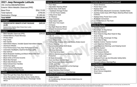 Photos of 2021 Jeep Renegade 80th Edition for sale in Omaha, NE at Gregg Young Chevrolet - Omaha