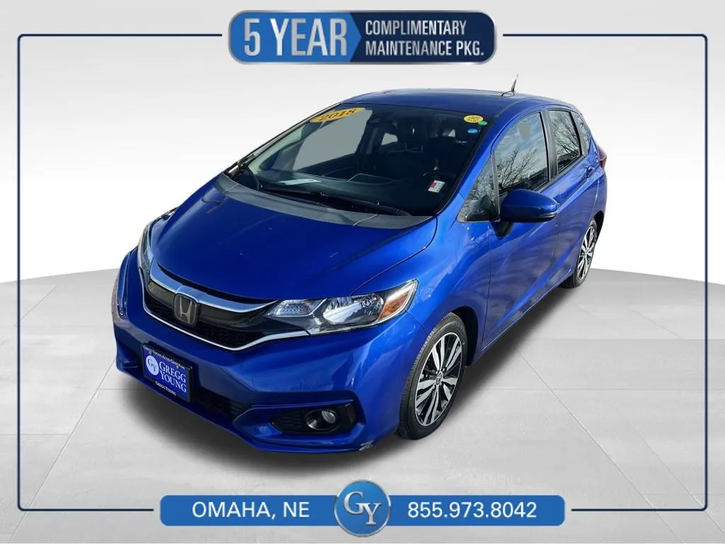 Blue 2018 Honda Fit EX-L for sale in Omaha, NE