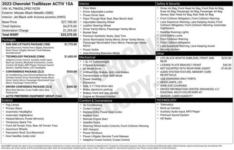 Photos of 2023 Chevrolet TrailBlazer ACTIV for sale in Omaha, NE at Gregg Young Chevrolet - Omaha