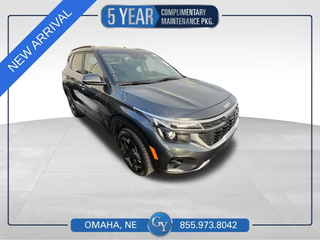 Gray 2024 Kia Seltos EX for sale in Omaha, NE