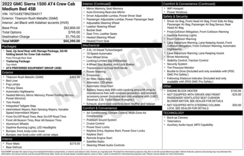 Photos of 2022 GMC Sierra 1500 AT4 for sale in Omaha, NE at Gregg Young Chevrolet of Omaha