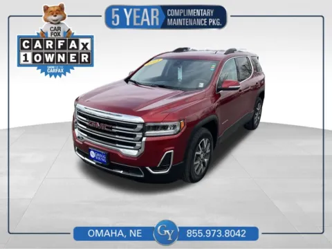 Red 2021 GMC Acadia SLE for sale in Omaha, NE
