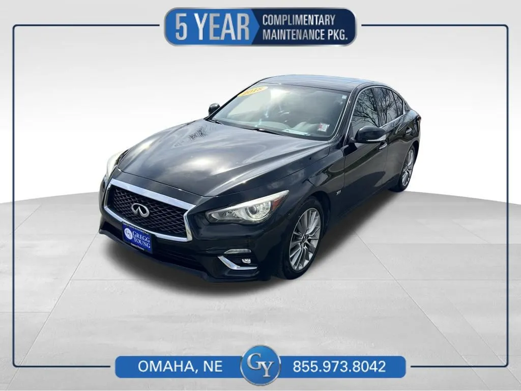 Black 2018 INFINITI Q50 3.0t LUXE for sale in Omaha, NE