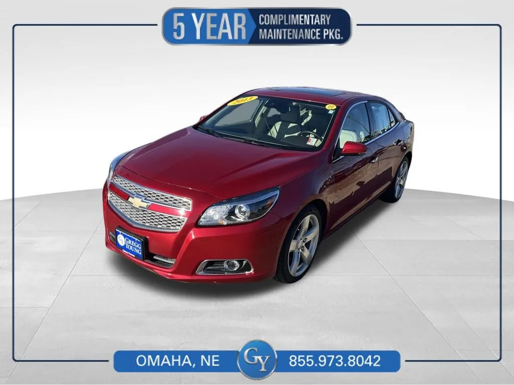 Red 2013 Chevrolet Malibu LTZ for sale in Omaha, NE