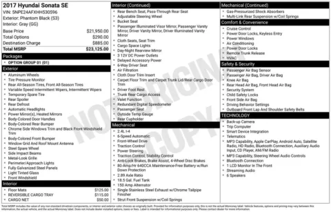 Photos of 2017 Hyundai Sonata SE for sale in Omaha, NE at Gregg Young Chevrolet of Omaha