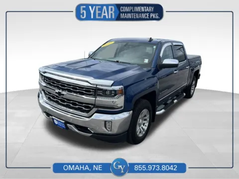 Blue 2017 Chevrolet Silverado 1500 LTZ for sale in Omaha, NE