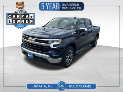 Blue 2023 Chevrolet Silverado 1500 LT for sale in Omaha, NE